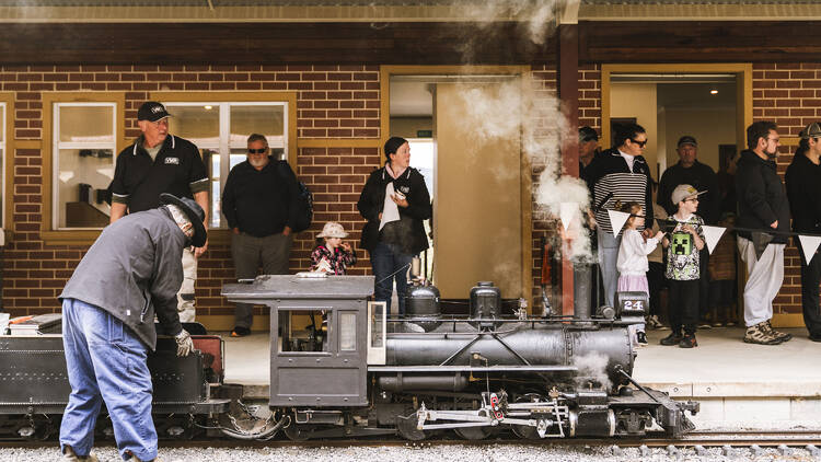 Victorian Miniature Railway in Daylesford, VIC