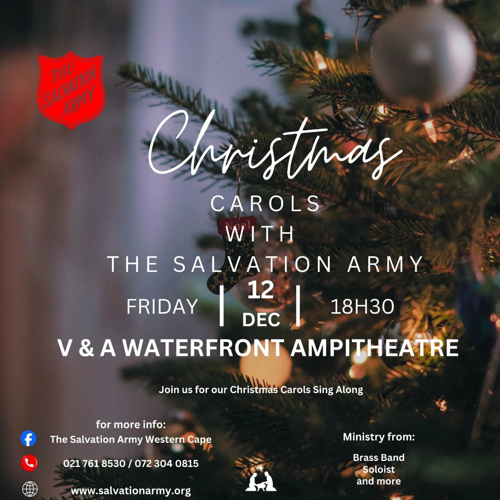 Christmas Carols with The Salvation Army at the Waterfront