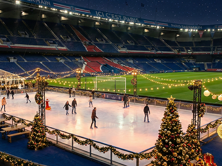 Le Parc des Princes ouvre une patinoire derrière les buts dès le 13 décembre Le Parc des Princes ouvre une patinoire derrière les buts dès le 13 décembre