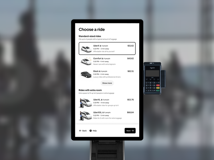 The first-ever Uber kiosk is debuting at LaGuardia soon