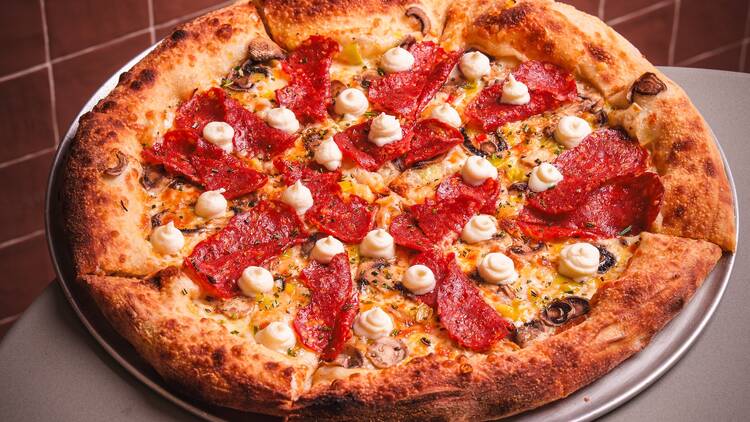 Pizza Slices at Bar Bucce Pizza Slices at Bar Bucce