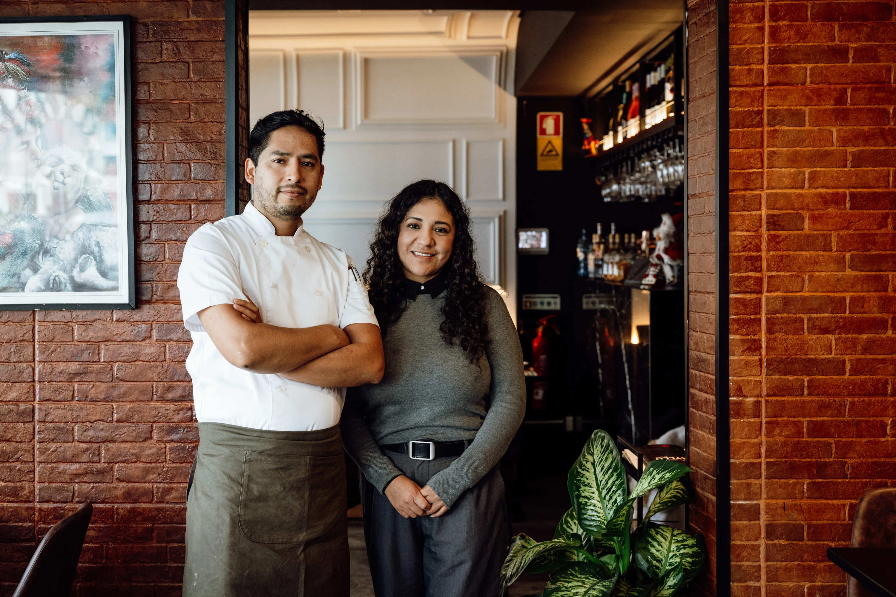 Os propriet&aacute;rio do Miski, Alfredo e Erika