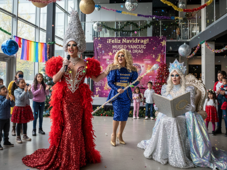 Celebra la navidrag en esta posada drag queen gratis en CDMX