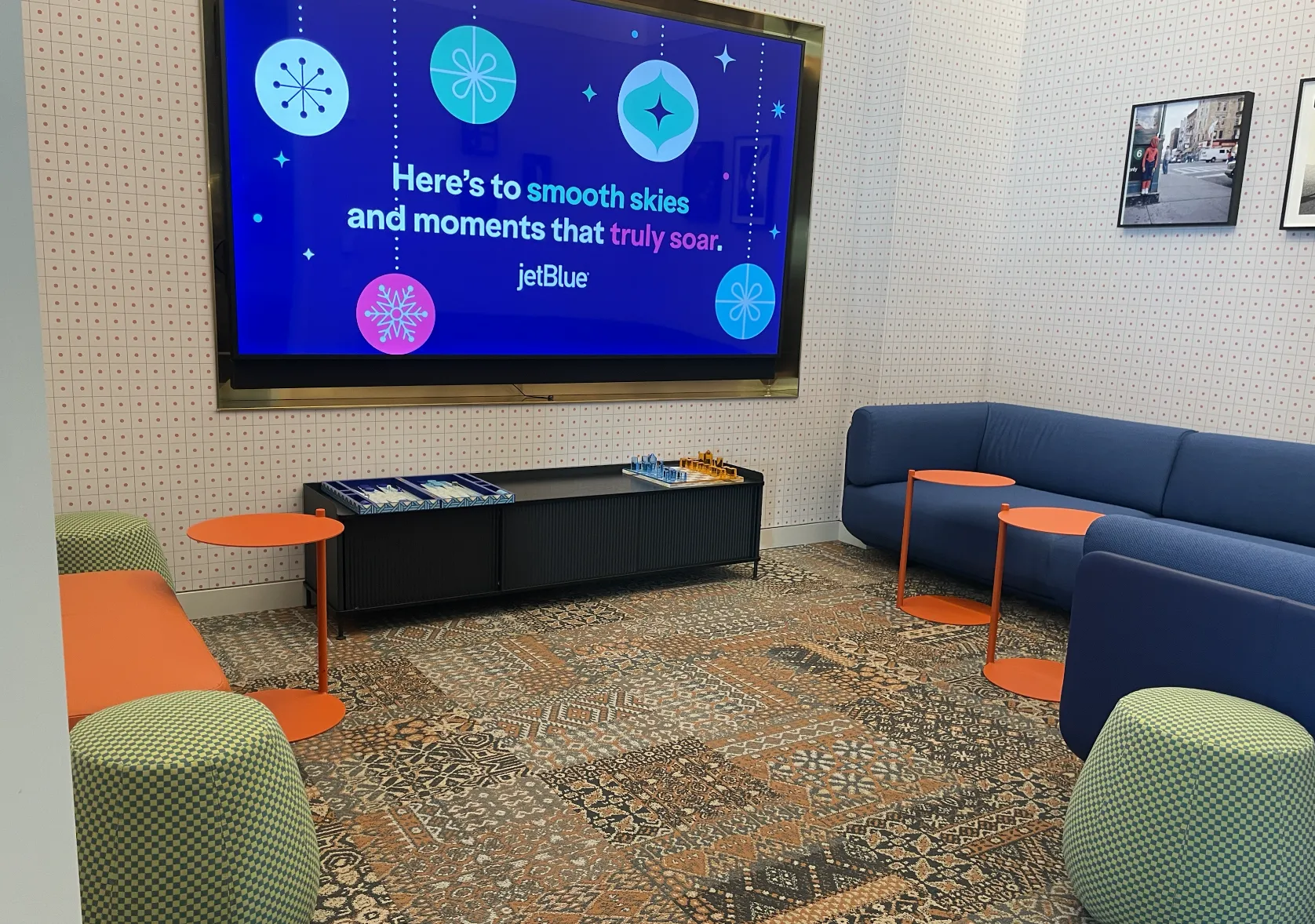 BlueHouse lounge at JFK