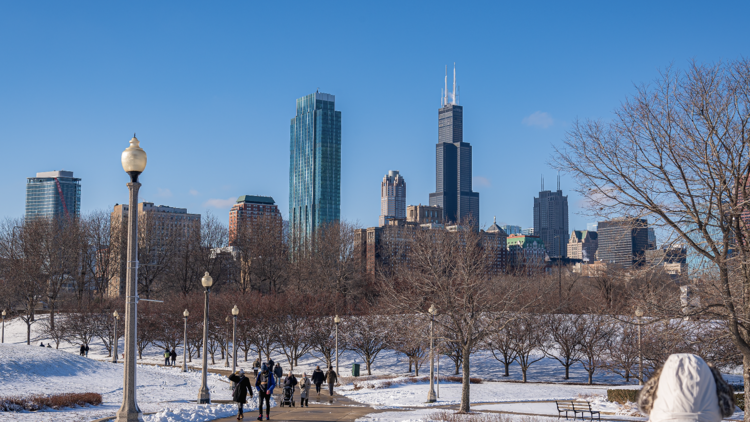 Snow in Chicago