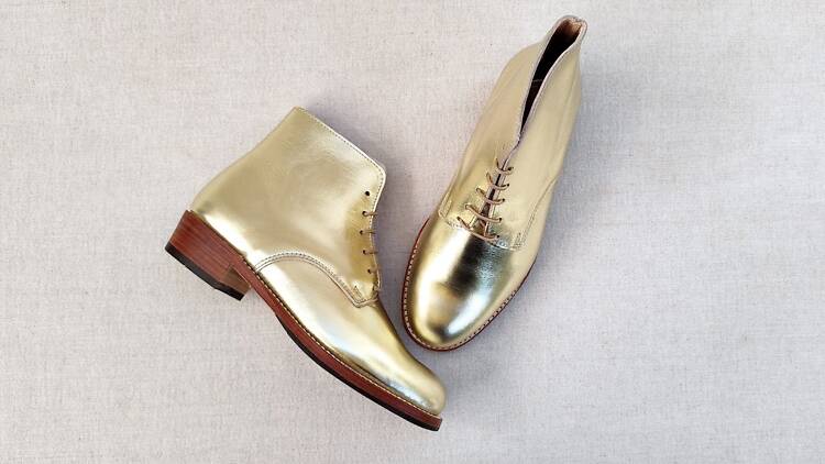 Botas em pele da Coração Alecrim