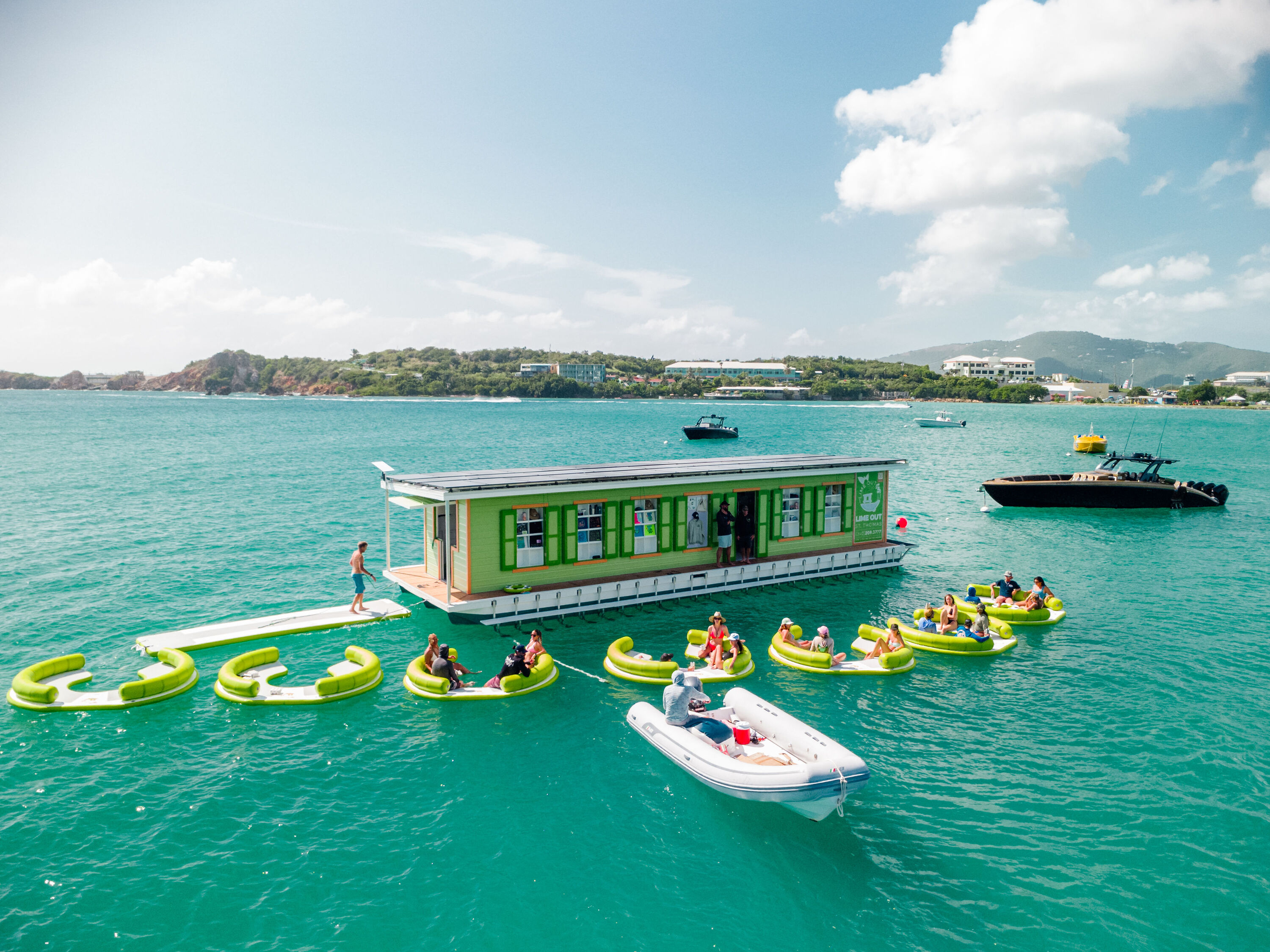 I flew from NYC to the Virgin Islands just to eat at this floating taco bar