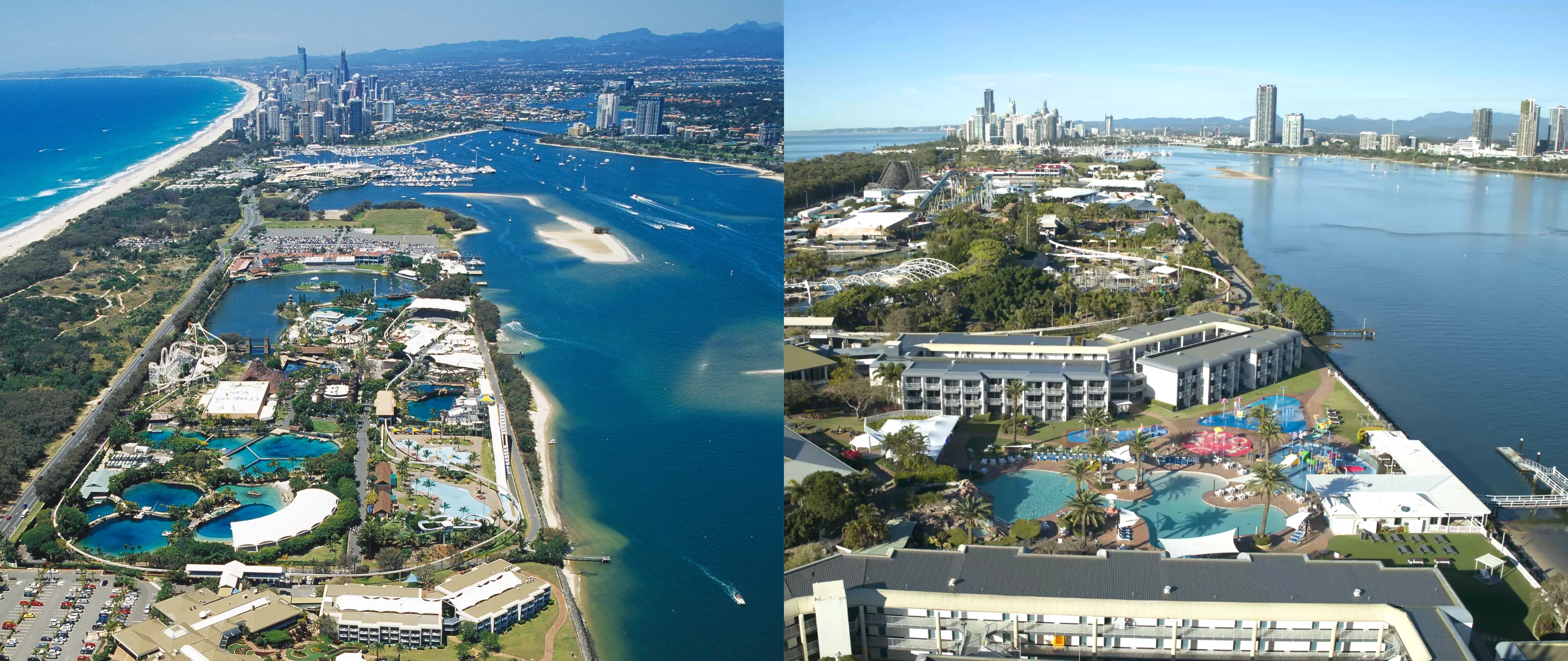 Aerial collage of Gold Coast