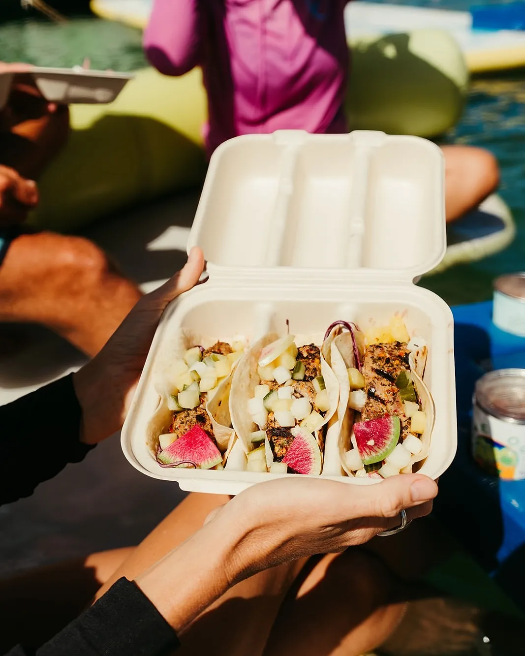 Fish tacos at Lime Out in St. Thomas