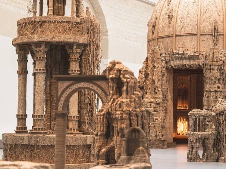 Le Grand Palais transformé en grotte géante pour une exposition Le Grand Palais transformé en grotte géante pour une exposition