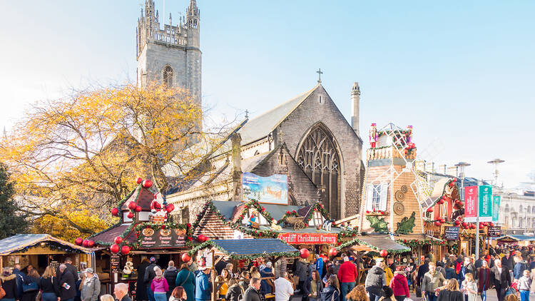 Cardiff Christmas Market, UK Cardiff Christmas Market, UK