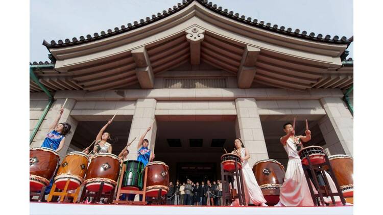 博物館に初もうで