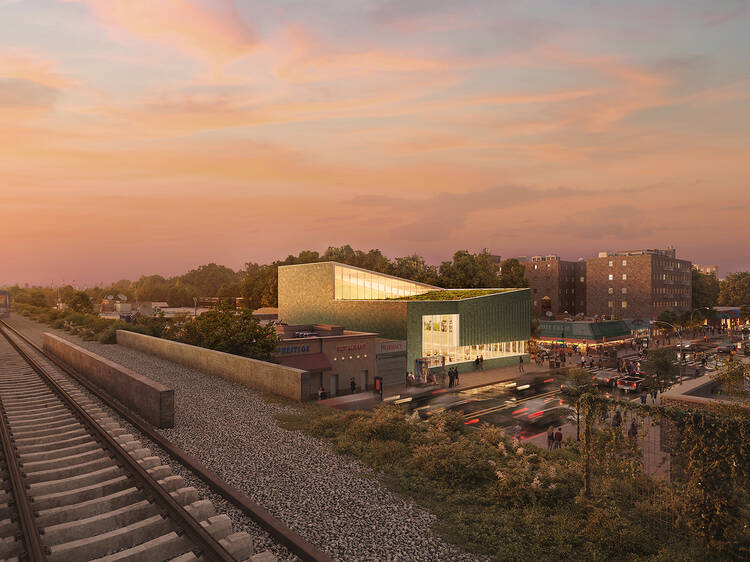 See renderings of the newest branch of the Queens Public Library in Rego Park See renderings of the newest branch of the Queens Public Library in Rego Park