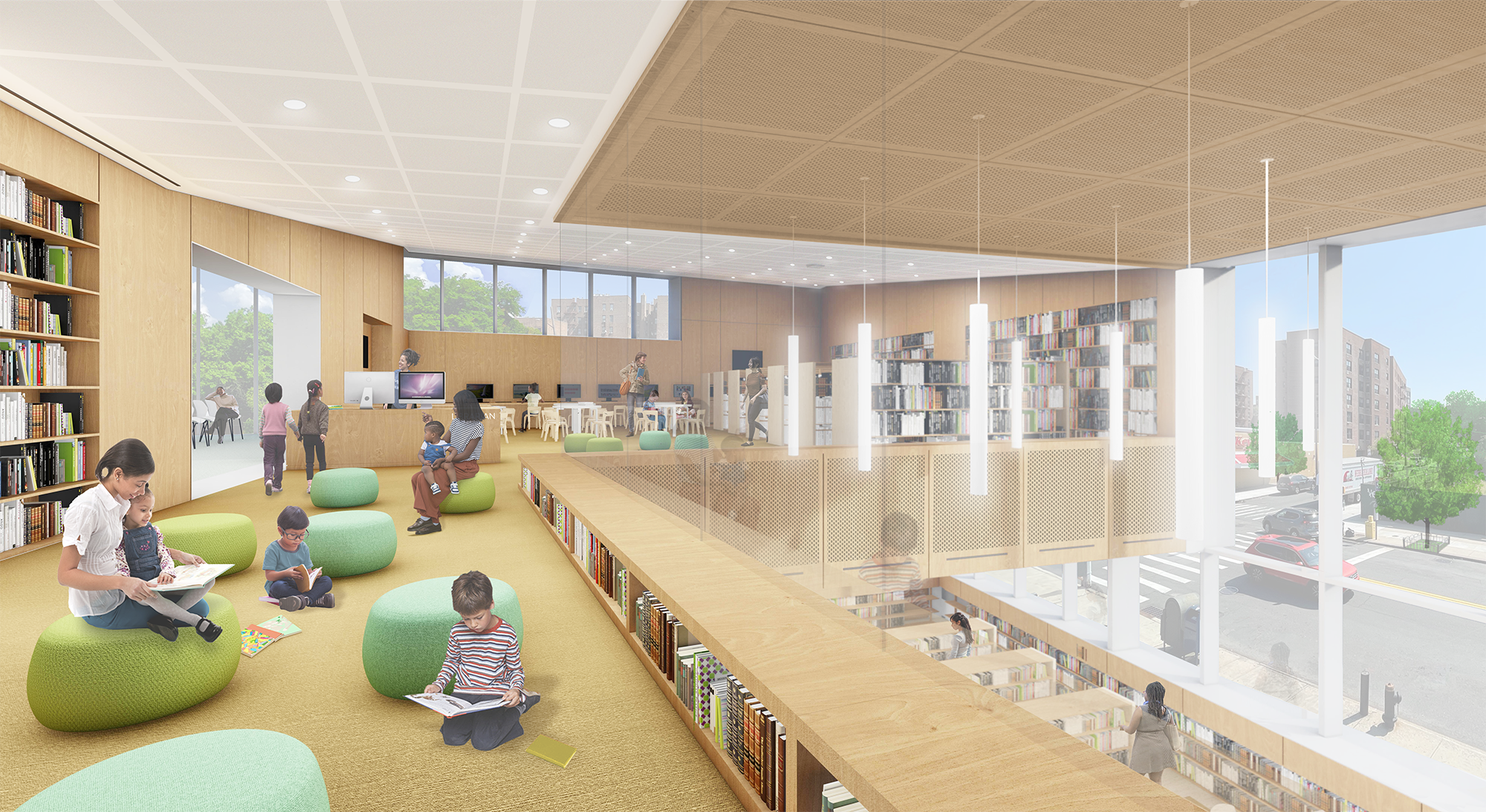 rego park library rendering