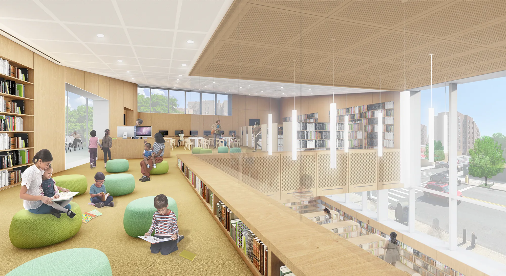 rego park library rendering