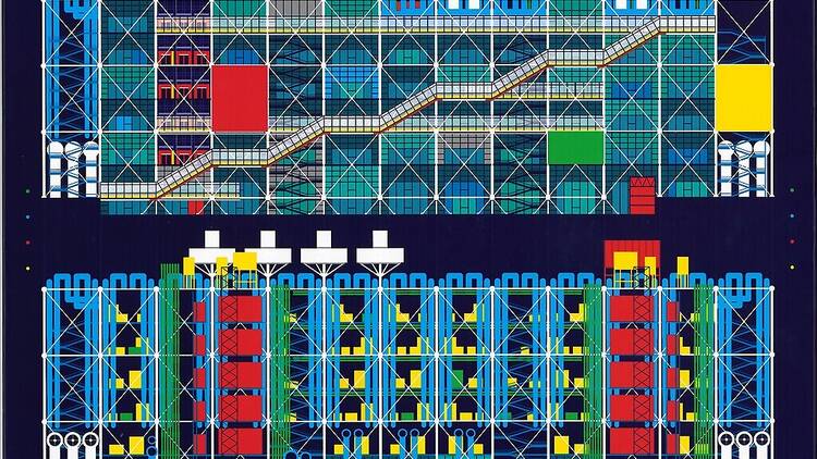 Stéphane Kiehl - Puzzle “Le Centre Pompidou”