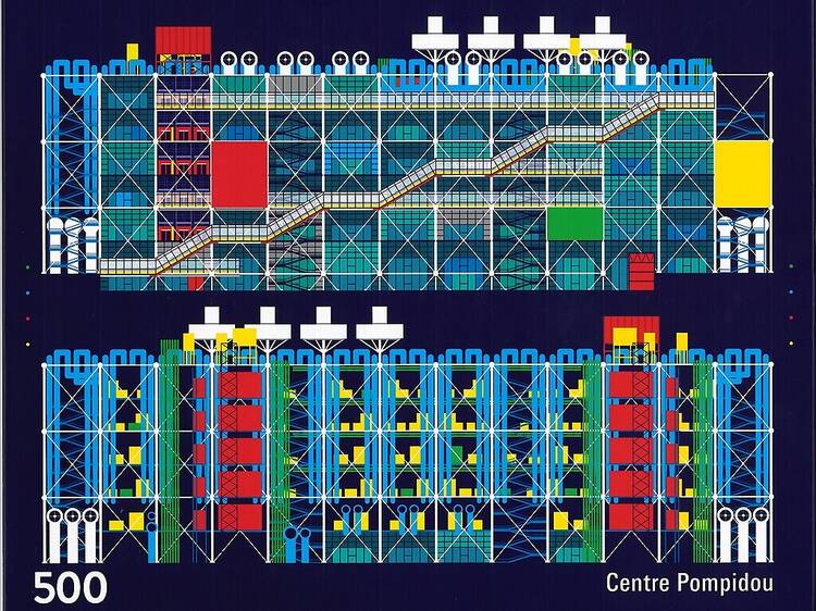 Stéphane Kiehl - Puzzle “Le Centre Pompidou”