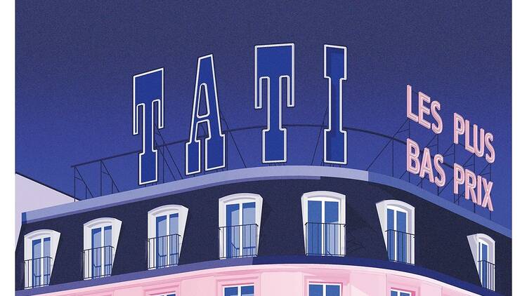 Around the Block - Affiche “Paris XVIII - Tati”