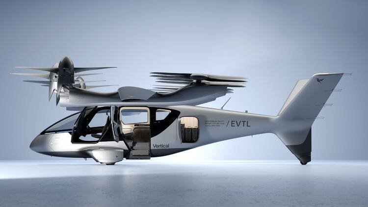 Prototype of a flying taxi Valo aircraft