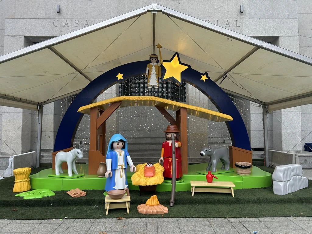 Bel&eacute;n de Playmobil. Ayuntamiento de Legan&eacute;s