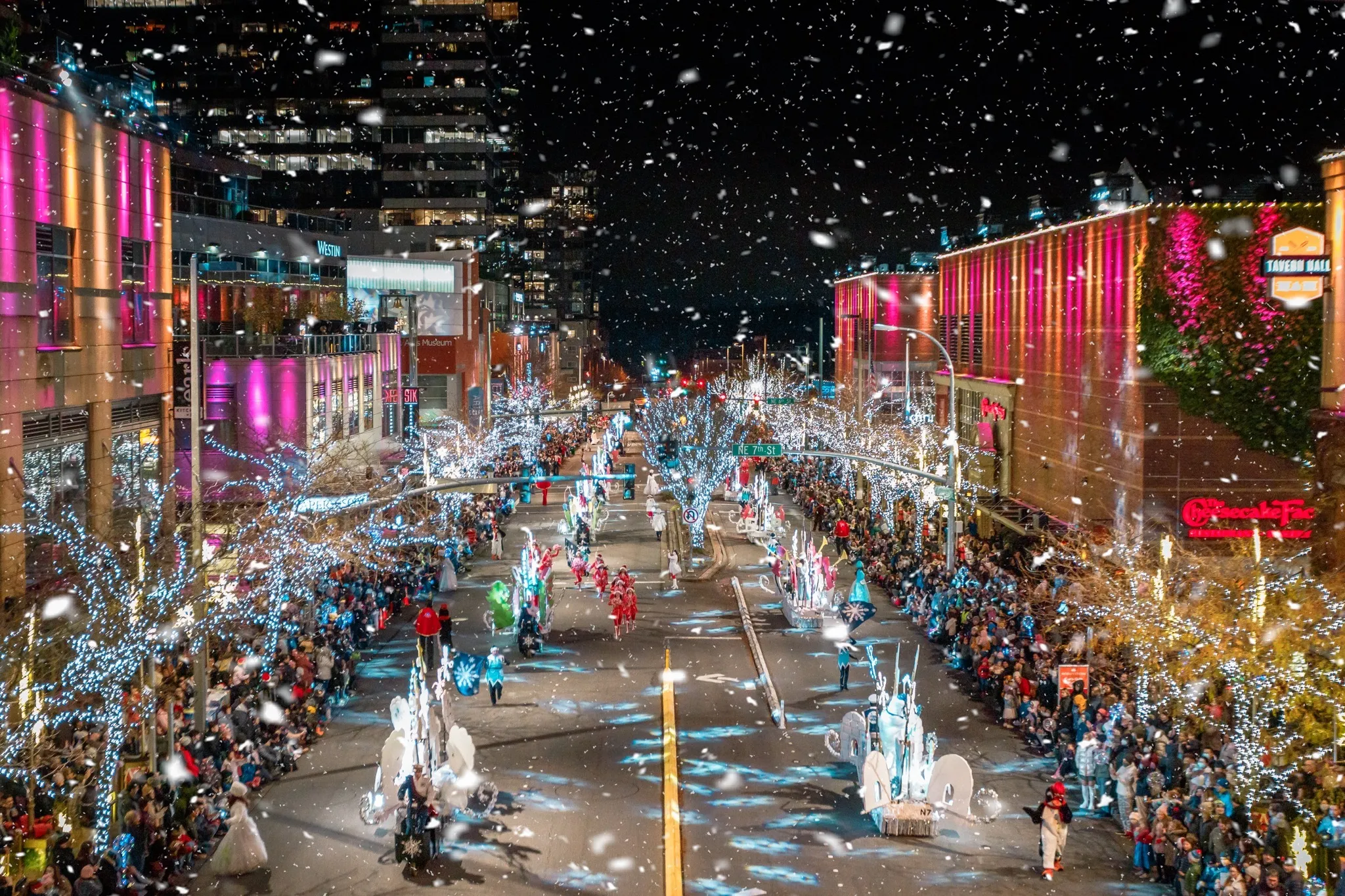 Snowflake Lane in Bellevue, WA
