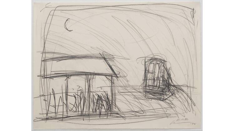 ロバート・ウィルソン展「《浜辺のアインシュタイン》のための11のドローイングと、ルシンダ・チャイルズのビデオポートレイト」