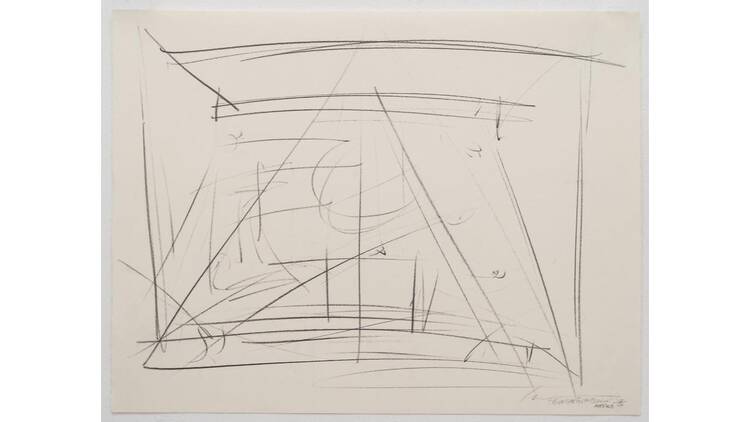 ロバート・ウィルソン展「《浜辺のアインシュタイン》のための11のドローイングと、ルシンダ・チャイルズのビデオポートレイト」