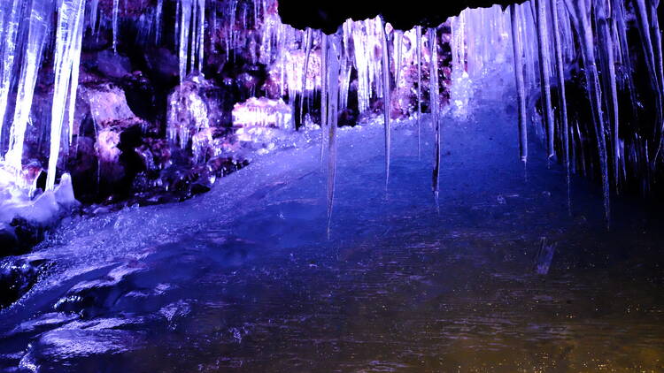 Descend into the frozen earth