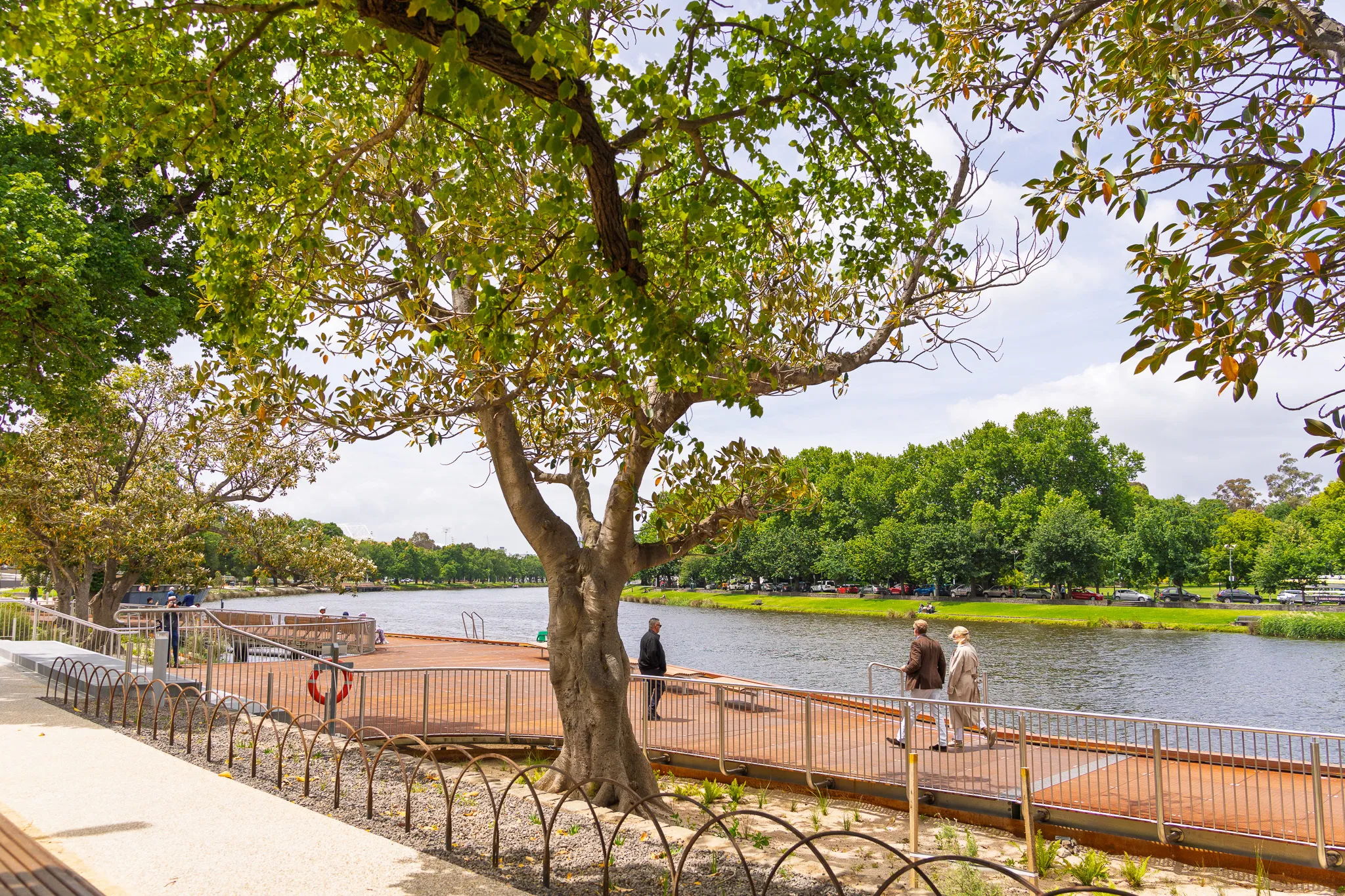 Birrarung Marr boardwalk