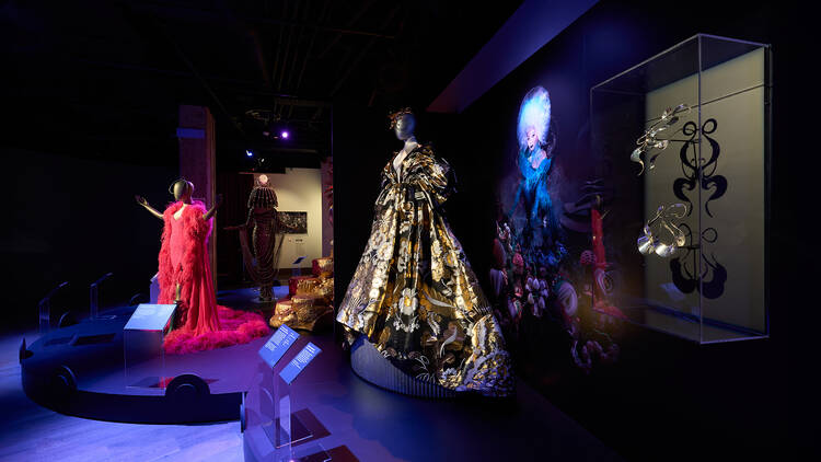 Costumes at the 'Diva' exhibition.