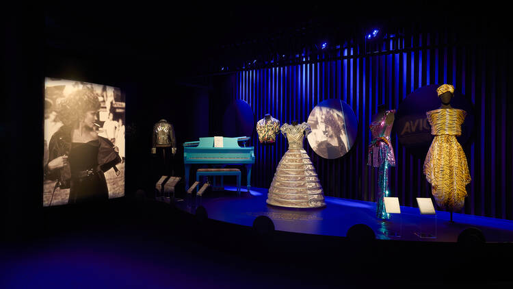 Costumes at the 'Diva' exhibition.