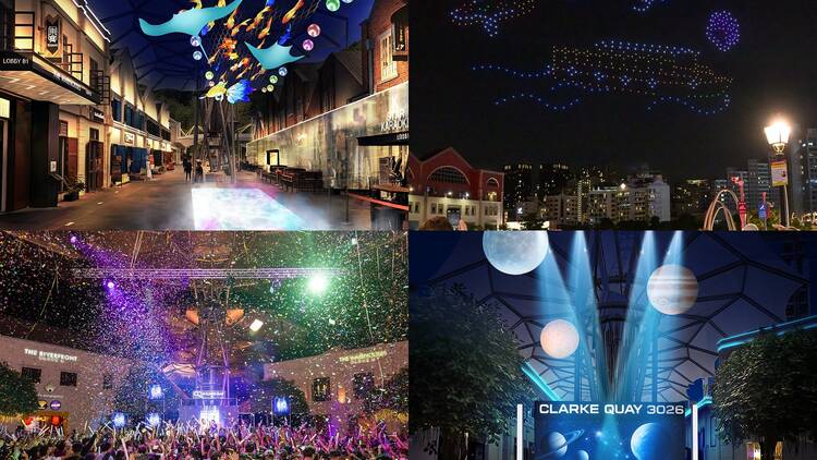 Clarke Quay Singapore New Year's Eve countdown 2025 Clarke Quay Singapore New Year's Eve countdown 2025