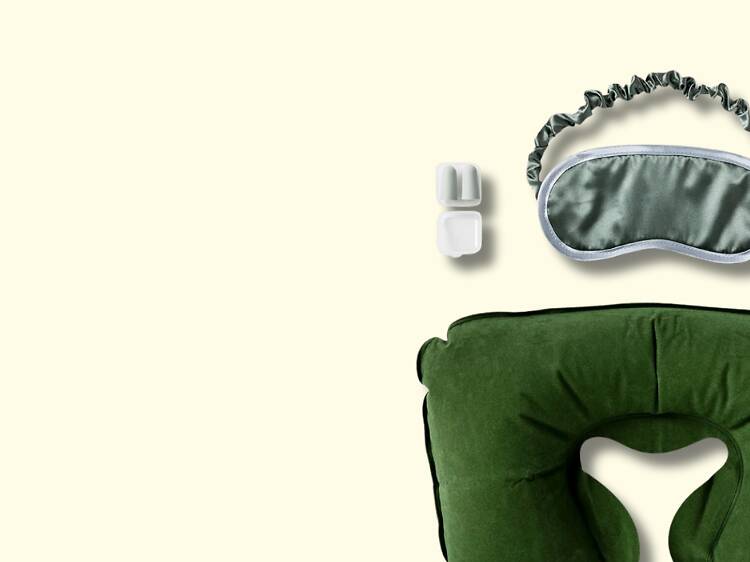 Conjunto de almofada, venda e tampões, Flying Tiger