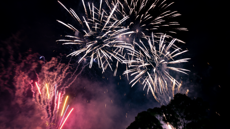 End the night with a fireworks display