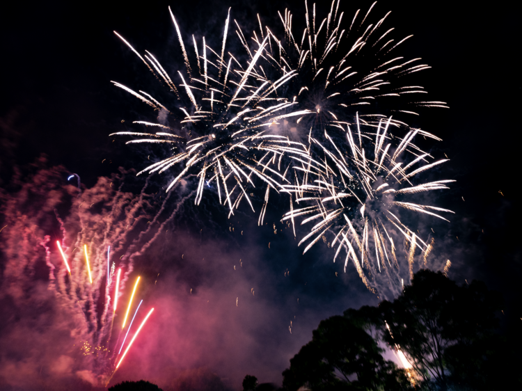End the night with a fireworks display