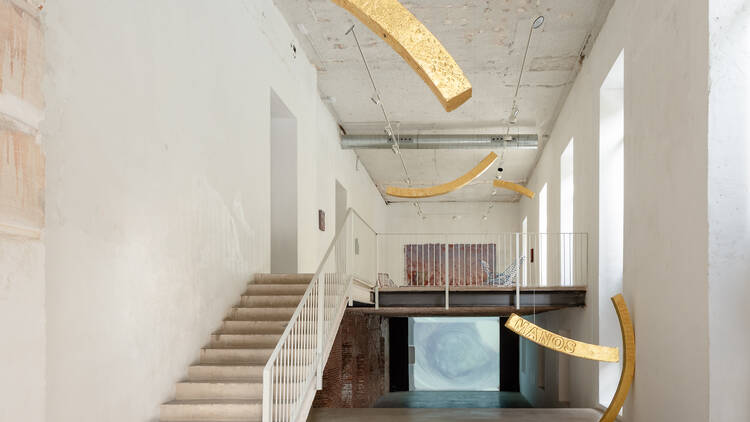 Vistas de la exposición 'Una lucha de paisajes1 de Iván Argote. Foto Pablo Gómez Ogando