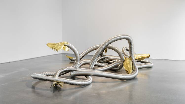 Vista de la exposición 'Tinct' de Bekhbaatar Enkhtur Fotografía de Roberto Ruiz