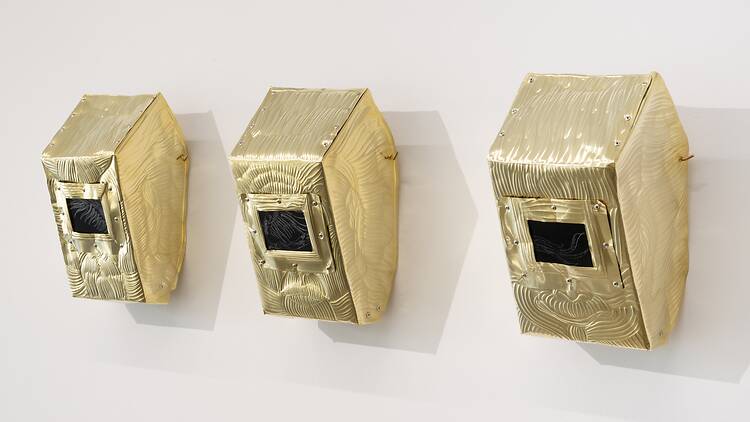 Vista de la exposición 'Tinct' de Bekhbaatar Enkhtur Fotografía de Roberto Ruiz