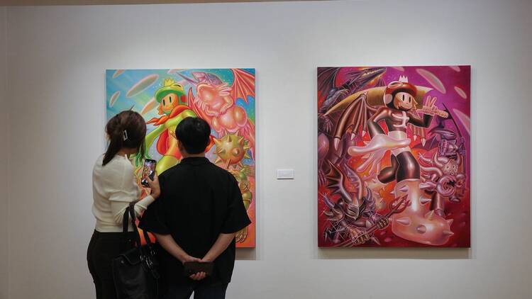 ผจญภัยในไดอารี่ฝันร้าย สวมหมวกกบต่อสู้กับเงามืด ในนิทรรศการ Art XP The 1st solo exhibition ผจญภัยในไดอารี่ฝันร้าย สวมหมวกกบต่อสู้กับเงามืด ในนิทรรศการ Art XP The 1st solo exhibition