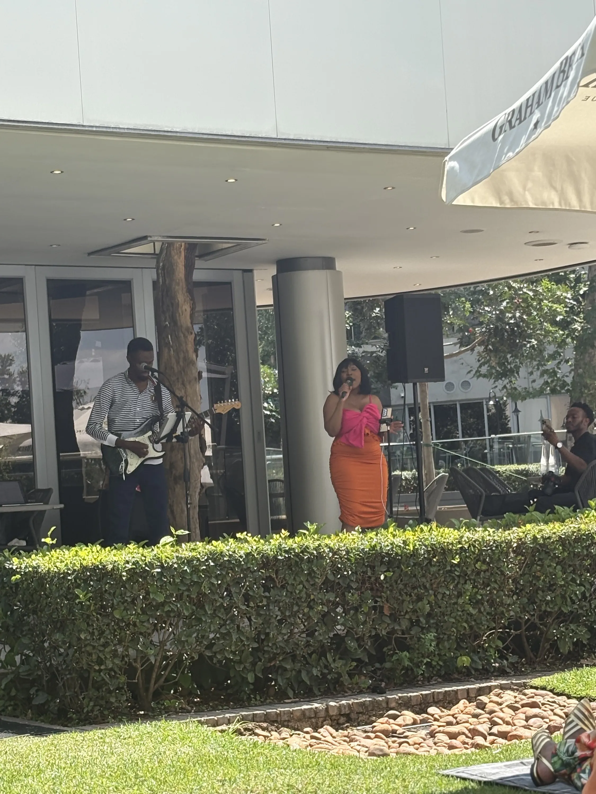 Artists performing at Sunday Society picnic 