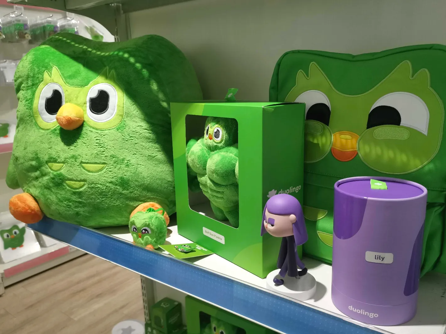 DuoMart plushies and figures