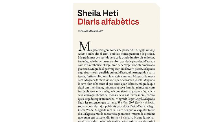 'Diaris alfabètics', de Sheila Heti
