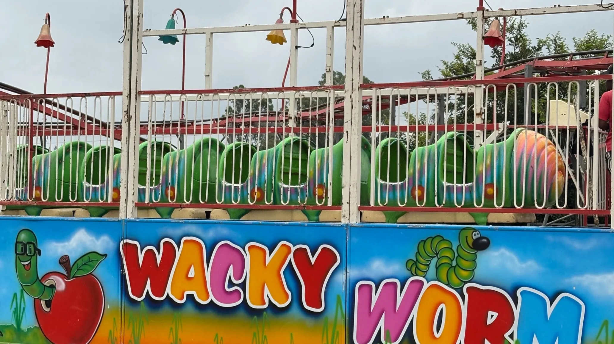 Wacky Worm fun ride at Carnival City
