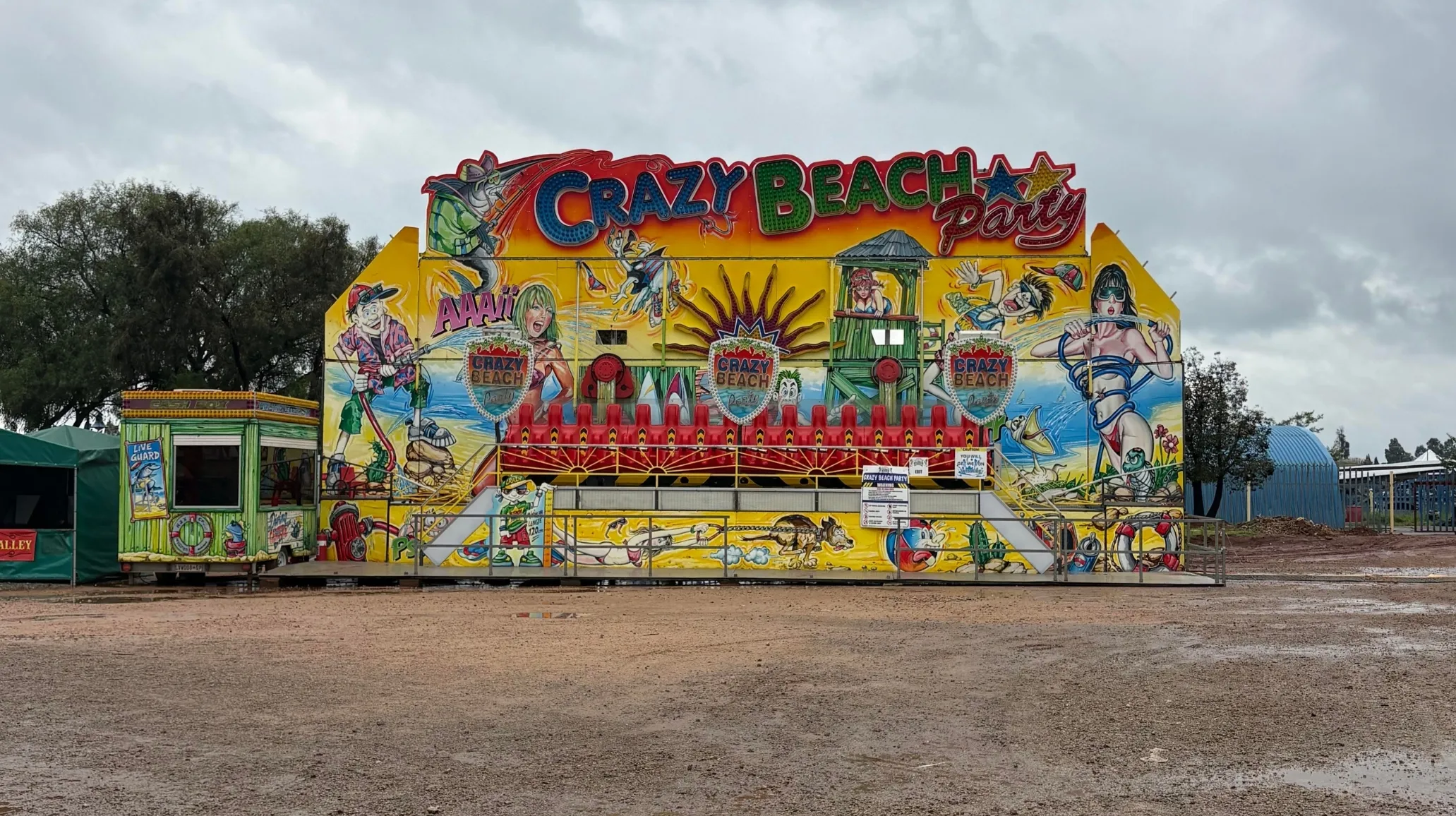 Crazy Beach Party fun ride at Carnival City 