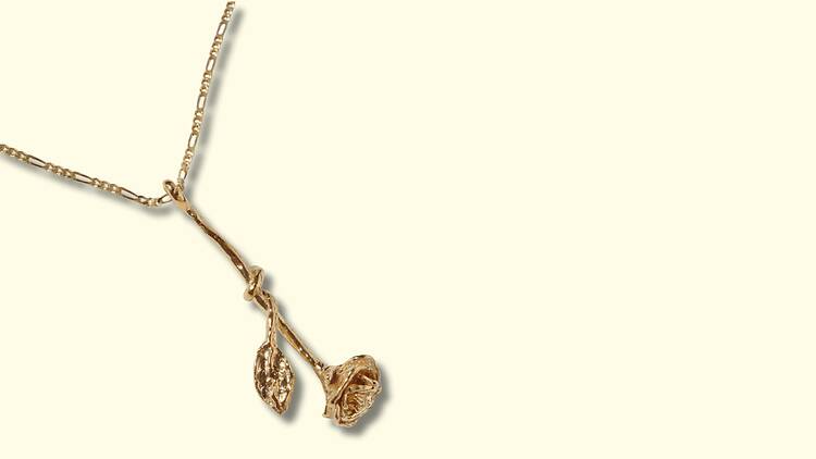 Colar com banho de ouro, Beatriz Jardinha