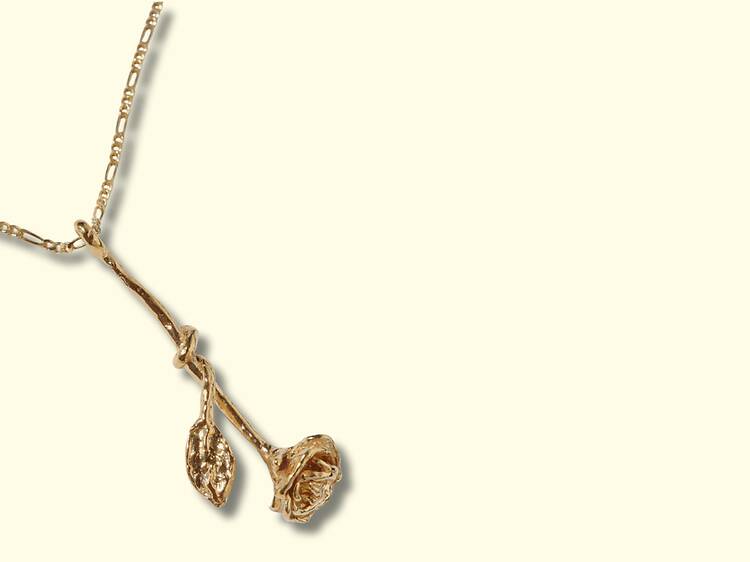 Colar com banho de ouro, Beatriz Jardinha