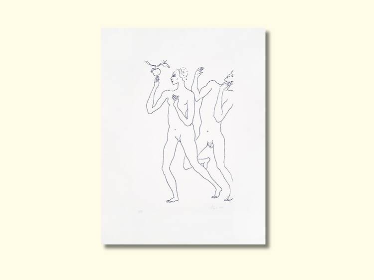 Serigrafia 'Adão e Eva', Álvaro Siza