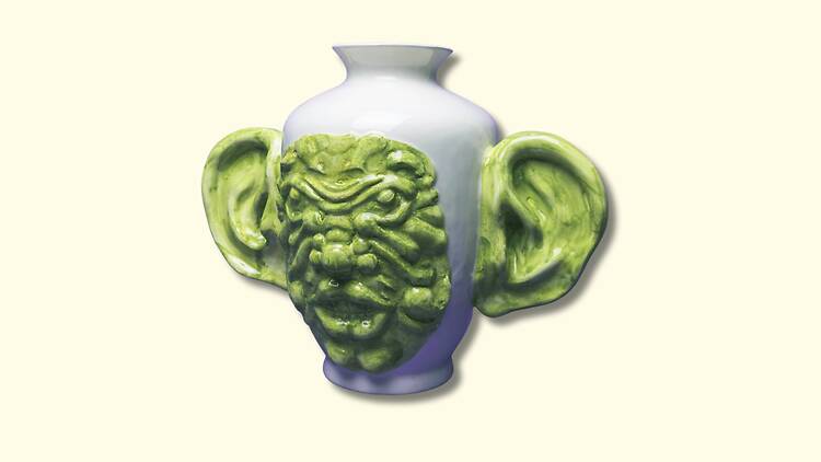 Jarra em cerâmica, Mazagran