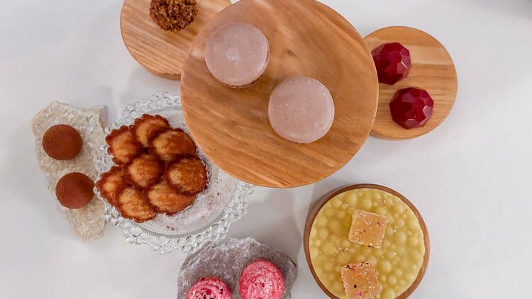 Ravintola Olon jälkiruokalajitelma