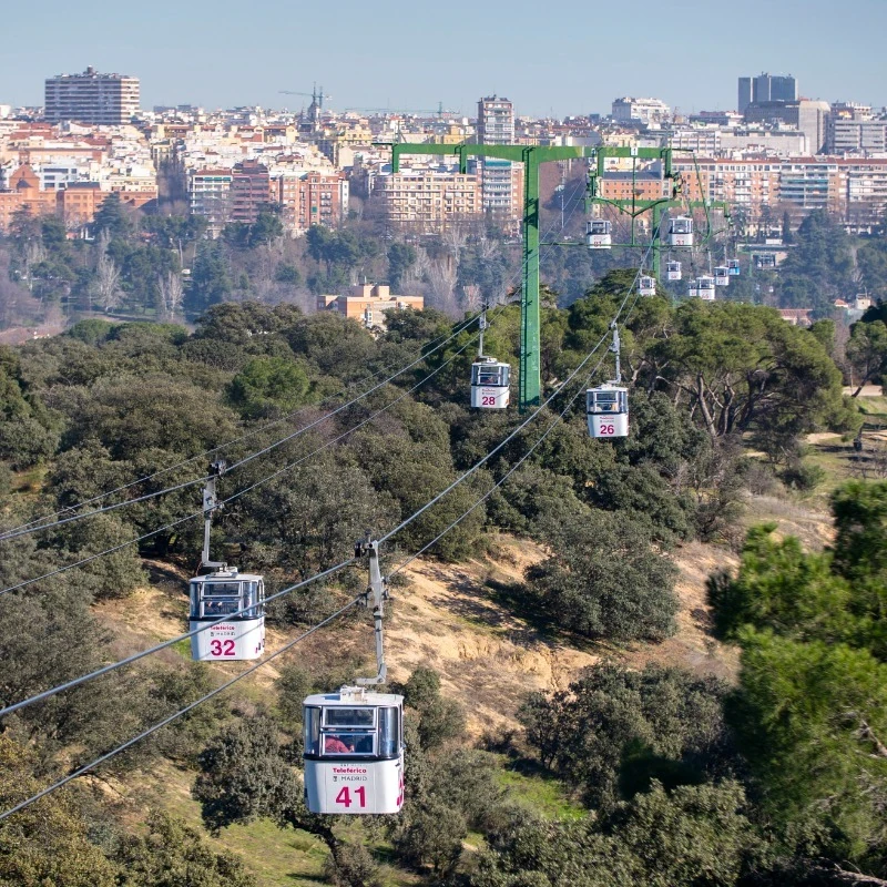 Telef&eacute;rico de Madrid. @teleferico_mad